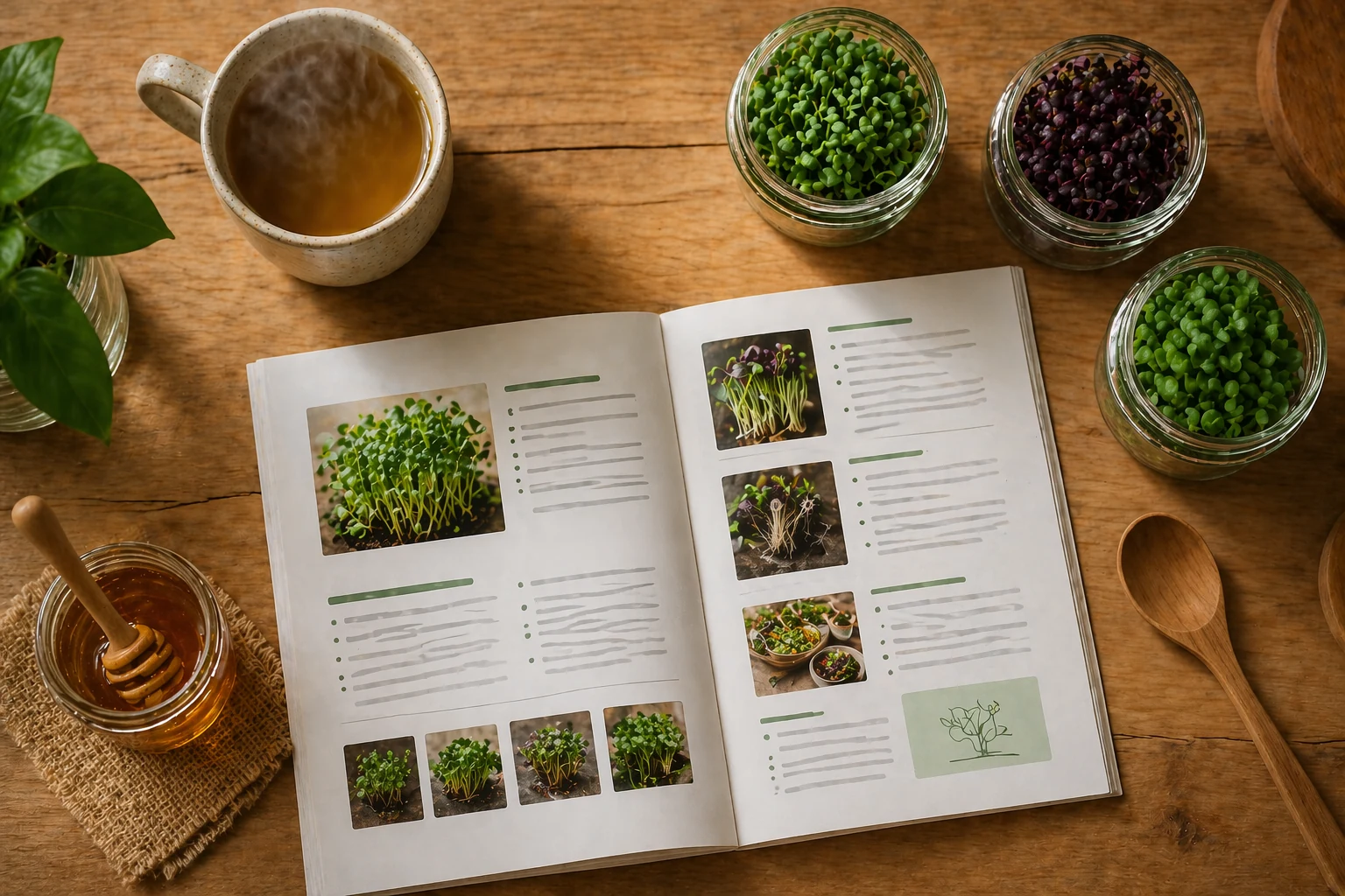 Apostila de benefícios medicinais dos microverdes