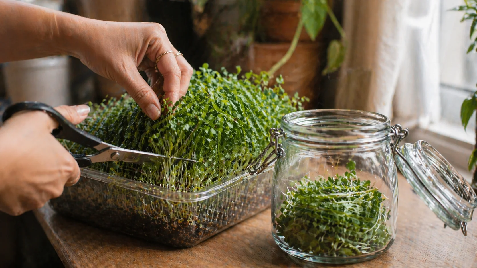 Passo 4 — Colher no ponto certo e conservar